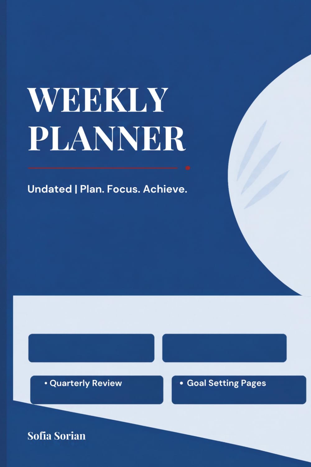ler totalmente Weekly Planner: 52 Weekly Spreads, Habit Tracker, Budget Tracker & Quarterly Review