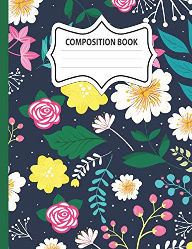 ler totalmente Composition Notebook: College Ruled One Subject Daily Journal Notebook | Notebooks for Girls Teens Women School Home Writing Notes Journal | 8.5”x11”, 110 Pages