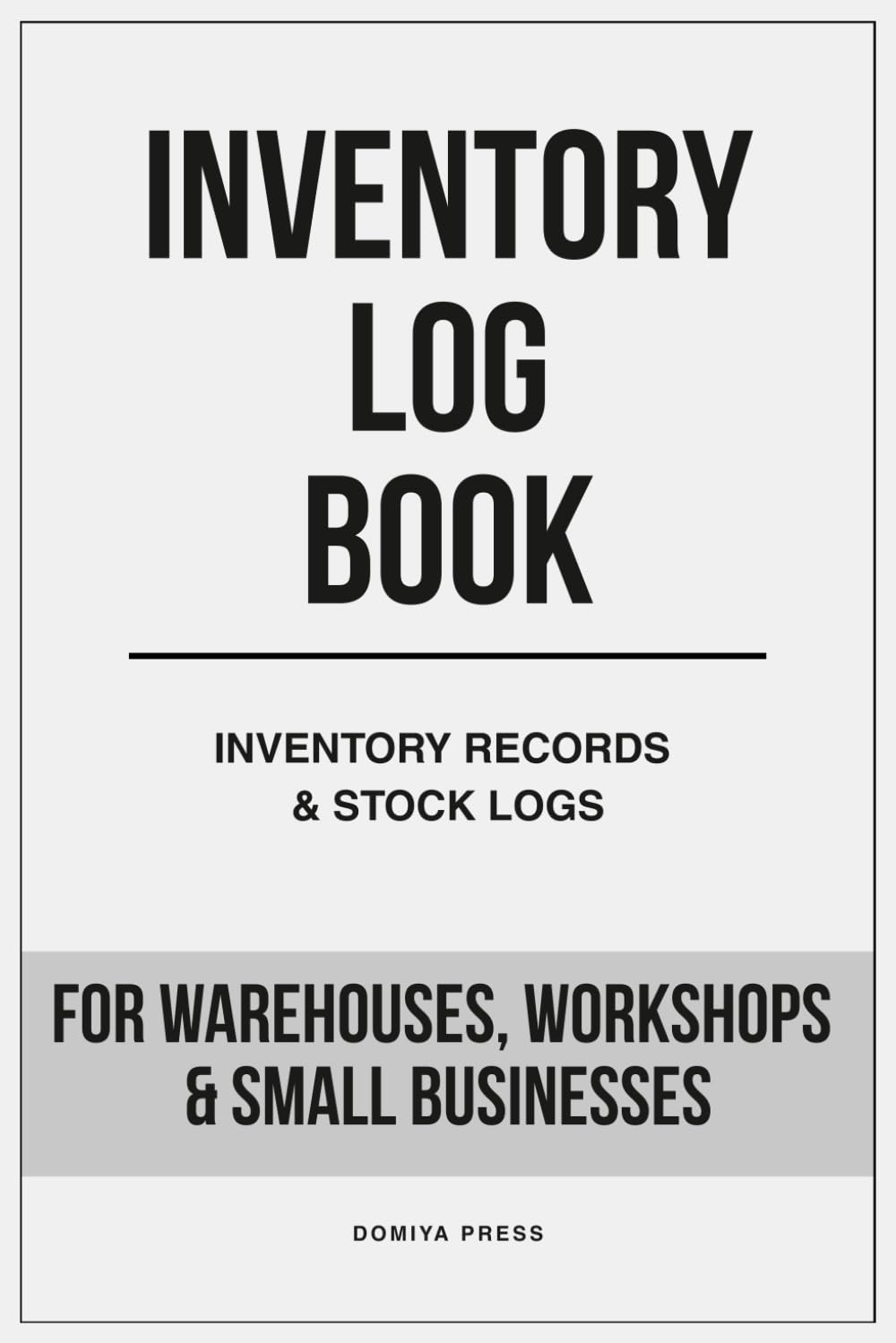 capítulo por capítulo baixar Inventory Log Book: Inventory Records and Stock Logs for Warehouses, Workshops and Small Businesses