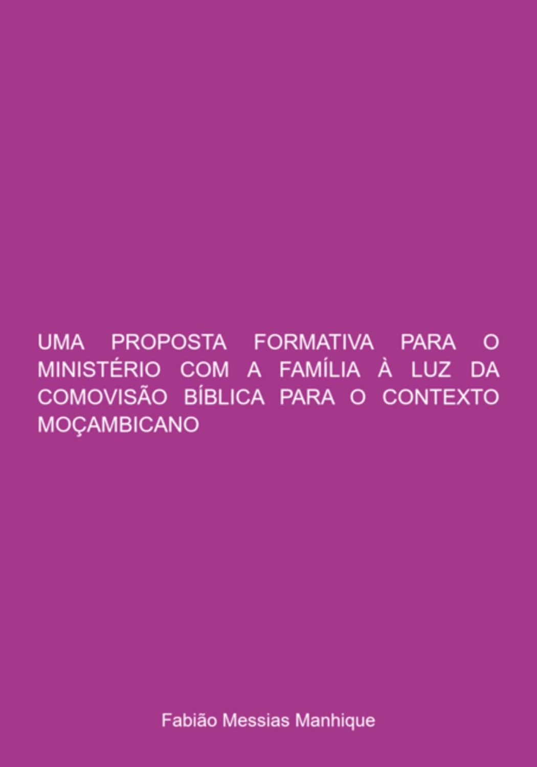Ministério Com A Família