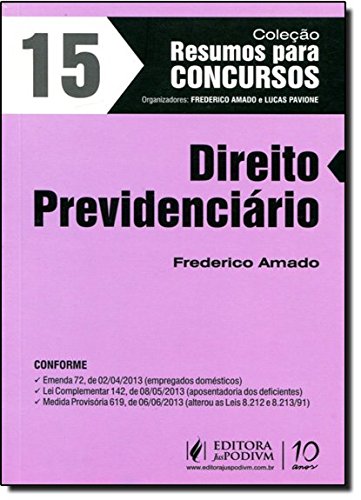 Resumos Para Concursos - V.15 - Direito Previdenciario baixar livro de graça