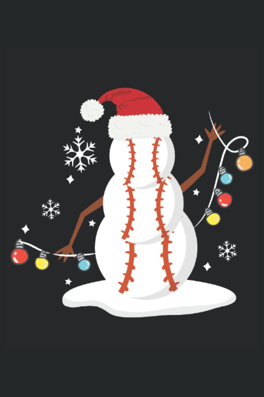 Baseball Snowman Christmas Lights: 6x9 Notes, Notebook, Journal, Diary 120 Pages baixar livro de graça