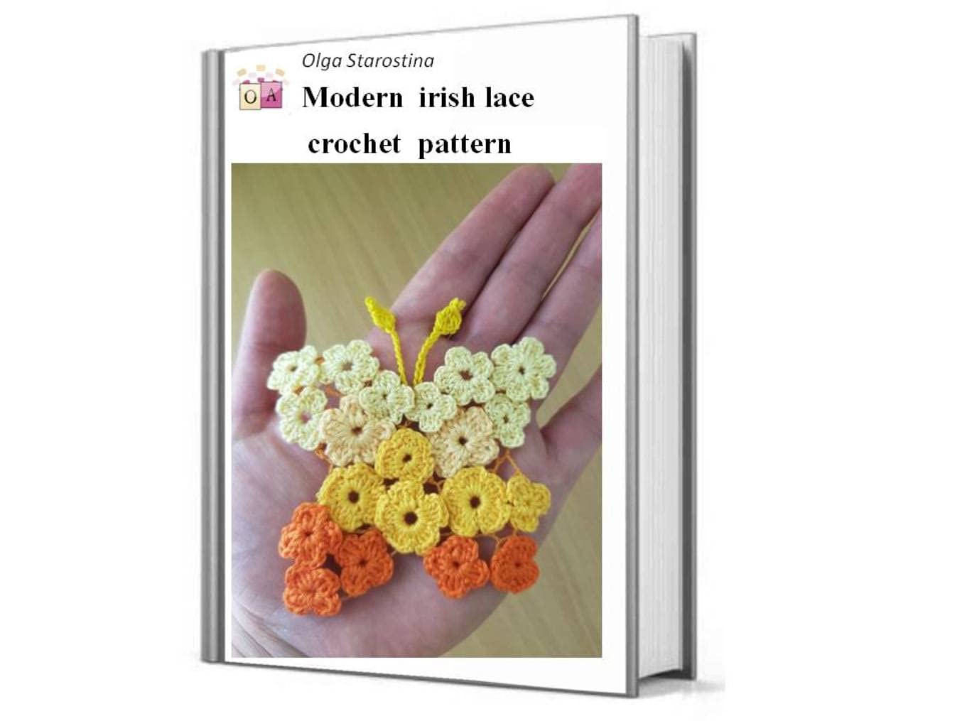 Easy crochet patterns- Crochet butterfly pattern. (Modern Irish Crochet Lace Pattern) (English Edition) baixar livro de graça