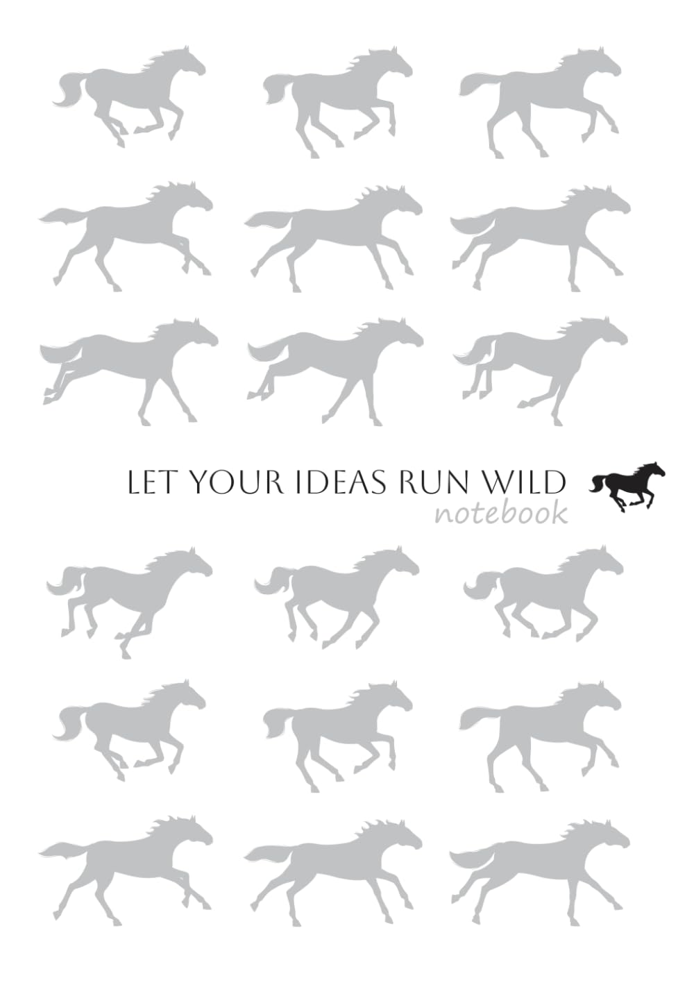 A5 Horse Lovers Notebook - Stylish Fun Compact: Great for home or the office, with blank lines and a beautiful animated horse that appears when you flick through the pages. baixar livro de graça