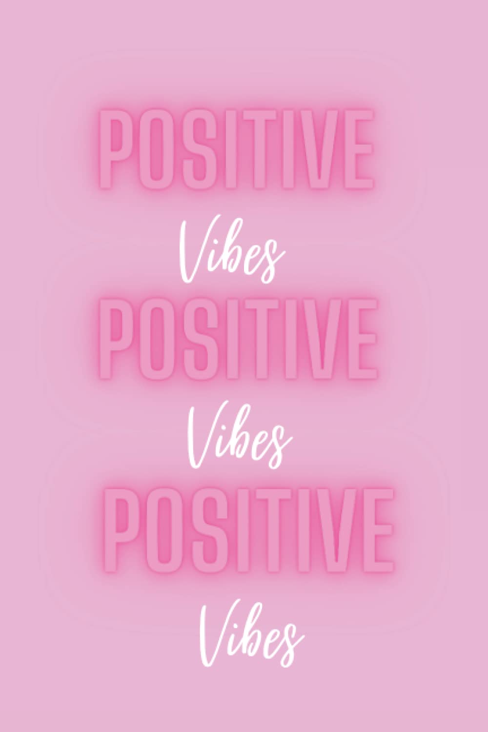 ler totalmente Positive Vibes 6"X9" lined notebook