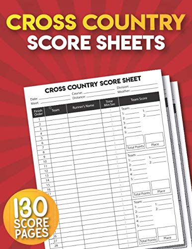 Cross Country Score Sheets: 130 Large Score Pads for Scorekeeping | Cross Country Score Record Keeper Book. baixar livro de graça