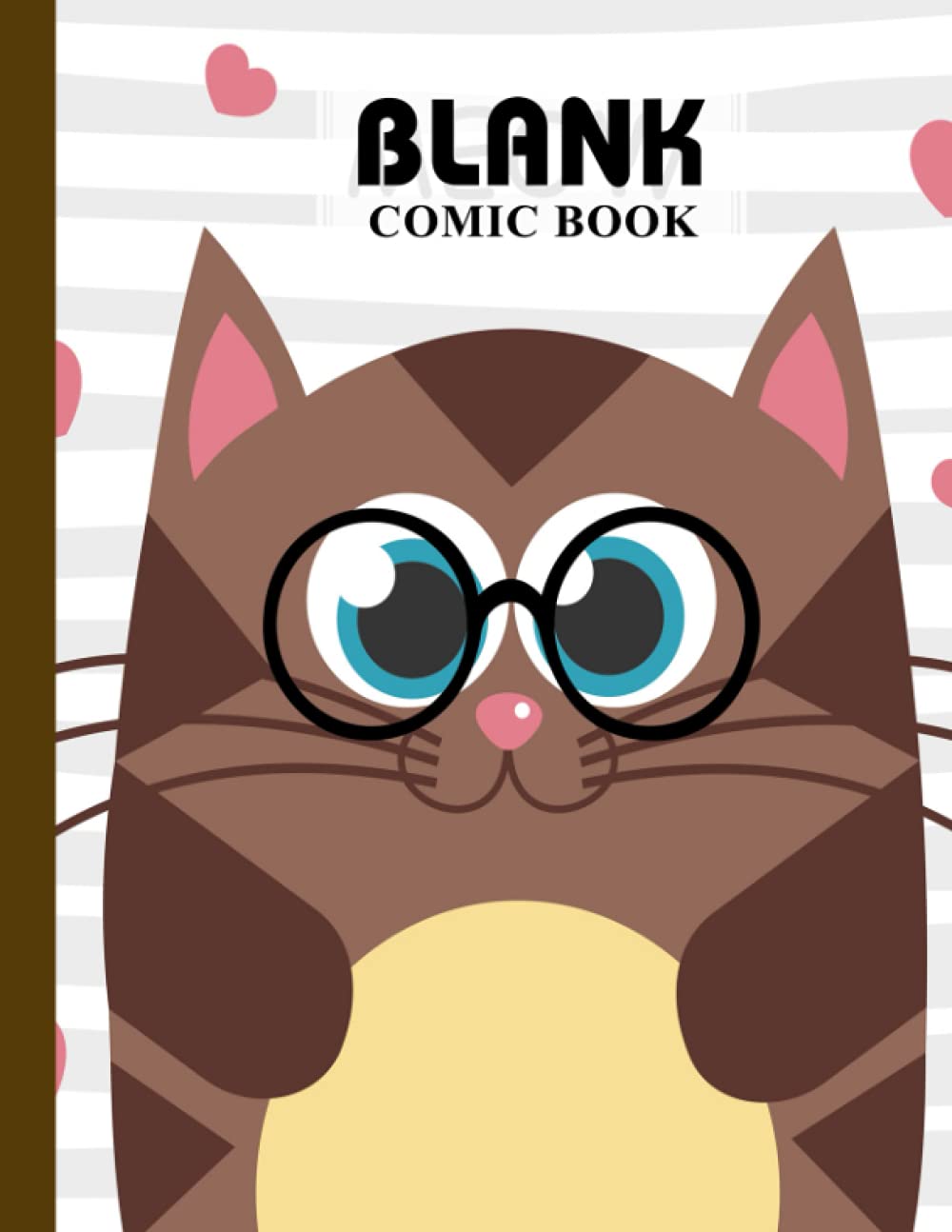 ler totalmente Blank Comic Book: Cute Cat Cover Blank Comic Book, Create Your Own Story, Journal, Notebook, Sketchbook for Kids and Adults, 120 Pages - Size 8.5" x 11" Notebook by Adalbert Schiller