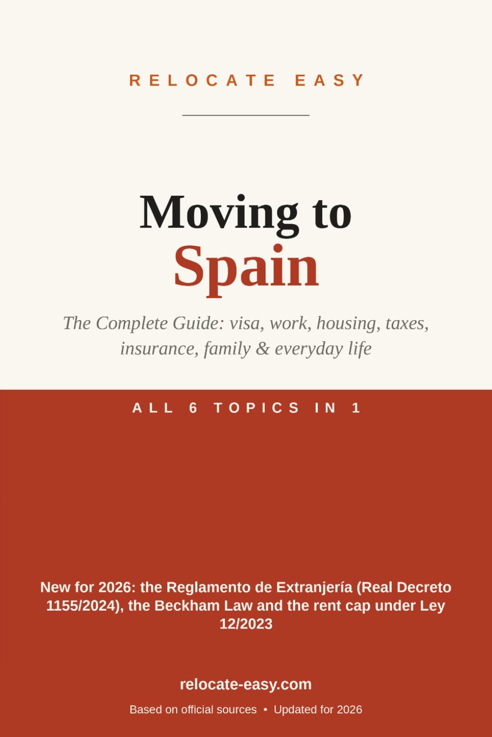capítulo por capítulo baixar Moving to Spain: The Complete Guide: visa, work, housing, taxes, insurance, family & everyday life – Updated 2026