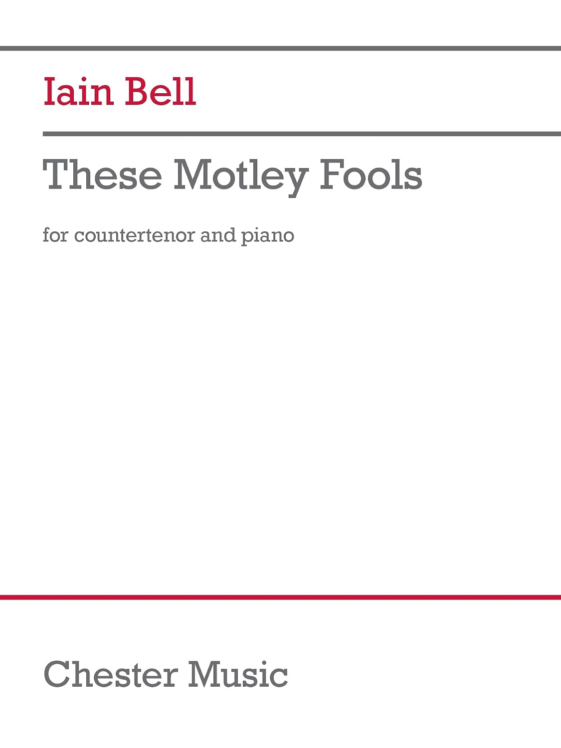 capítulo por capítulo baixar These Motley Fools: For Countertenor and Piano