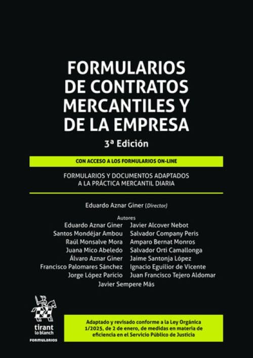 Formularios de contratos mercantiles y de la empresa 3ª edición baixar o livro de graça