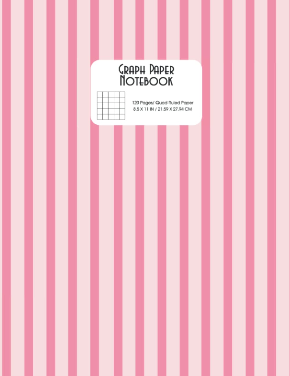 Graph Paper Notebook - 120 Pages 8.5 x 11 inch: Grid Paper Notebook, Grid Paper For Math Science, Engineering, Architects, Artists, Students| Quad Ruled 5x5 - Vol 30 (Graph Paper (5x5))