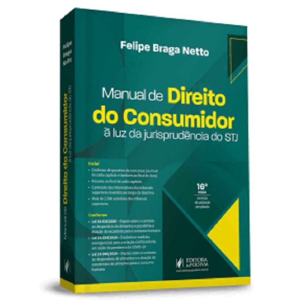 ler totalmente Manual De Direito Do Consumidor -a L.j.stj-16ed/21