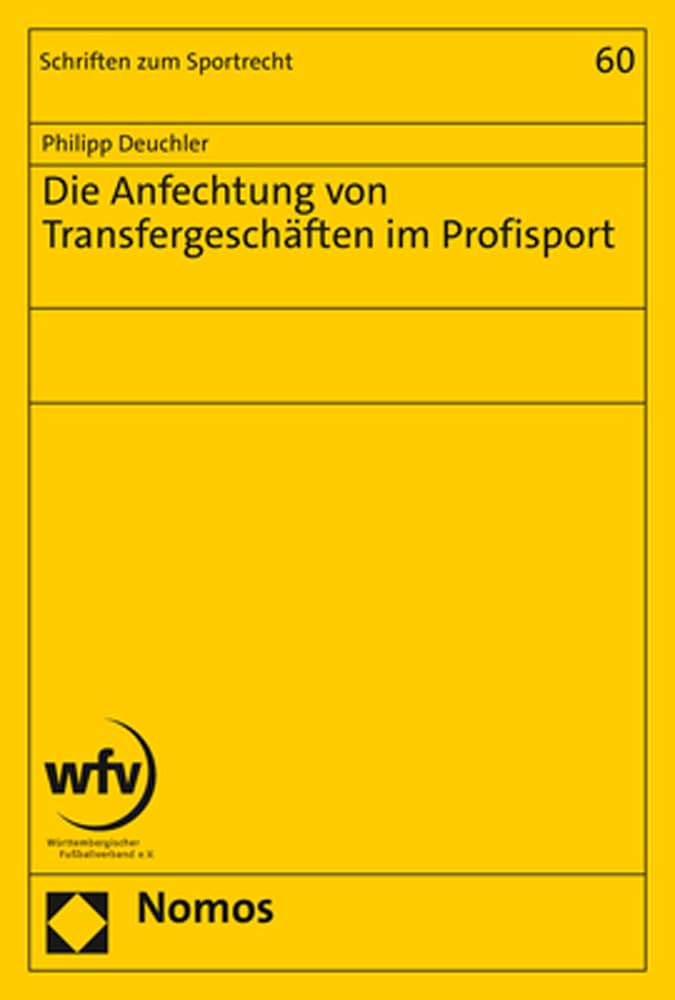 ler totalmente Die Anfechtung Von Transfergeschaften Im Profisport