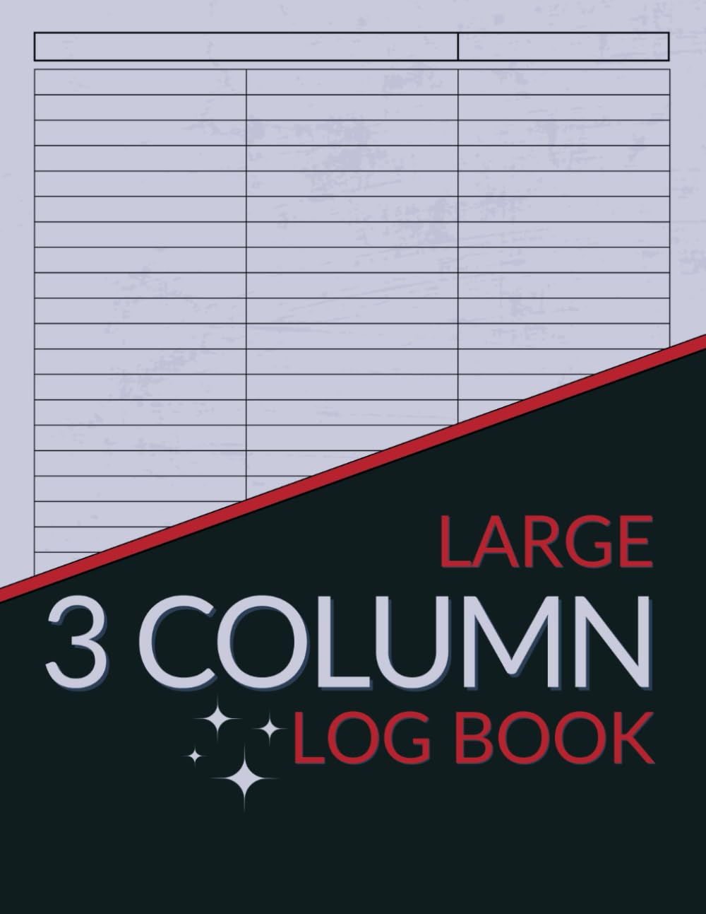 Large 3 Column Log Book: Customizable Logbook for Small Business & Personal Use baixar livro de graça