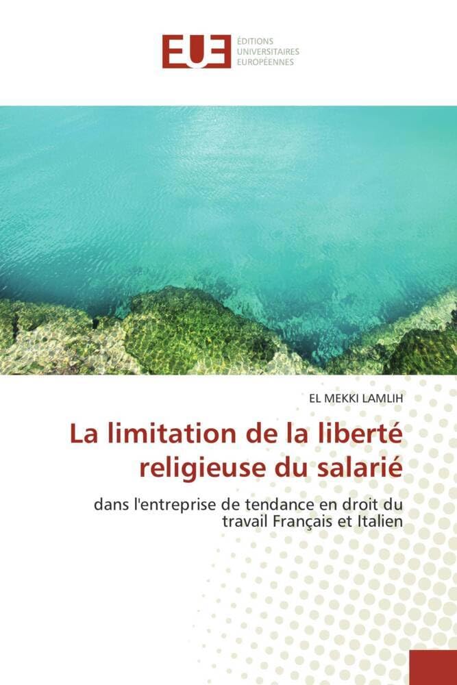 La limitation de la liberté religieuse du salarié: dans l'entreprise de tendance en droit du travail Français et Italien baixar o livro de graça
