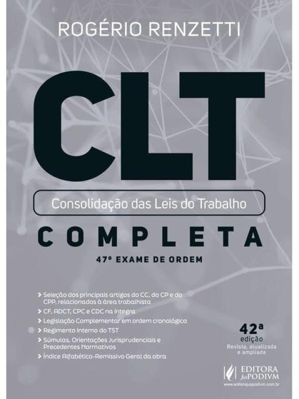 CLT - Consolidação das Leis do Trabalho - 47º Exame de Ordem 42Ed.2026