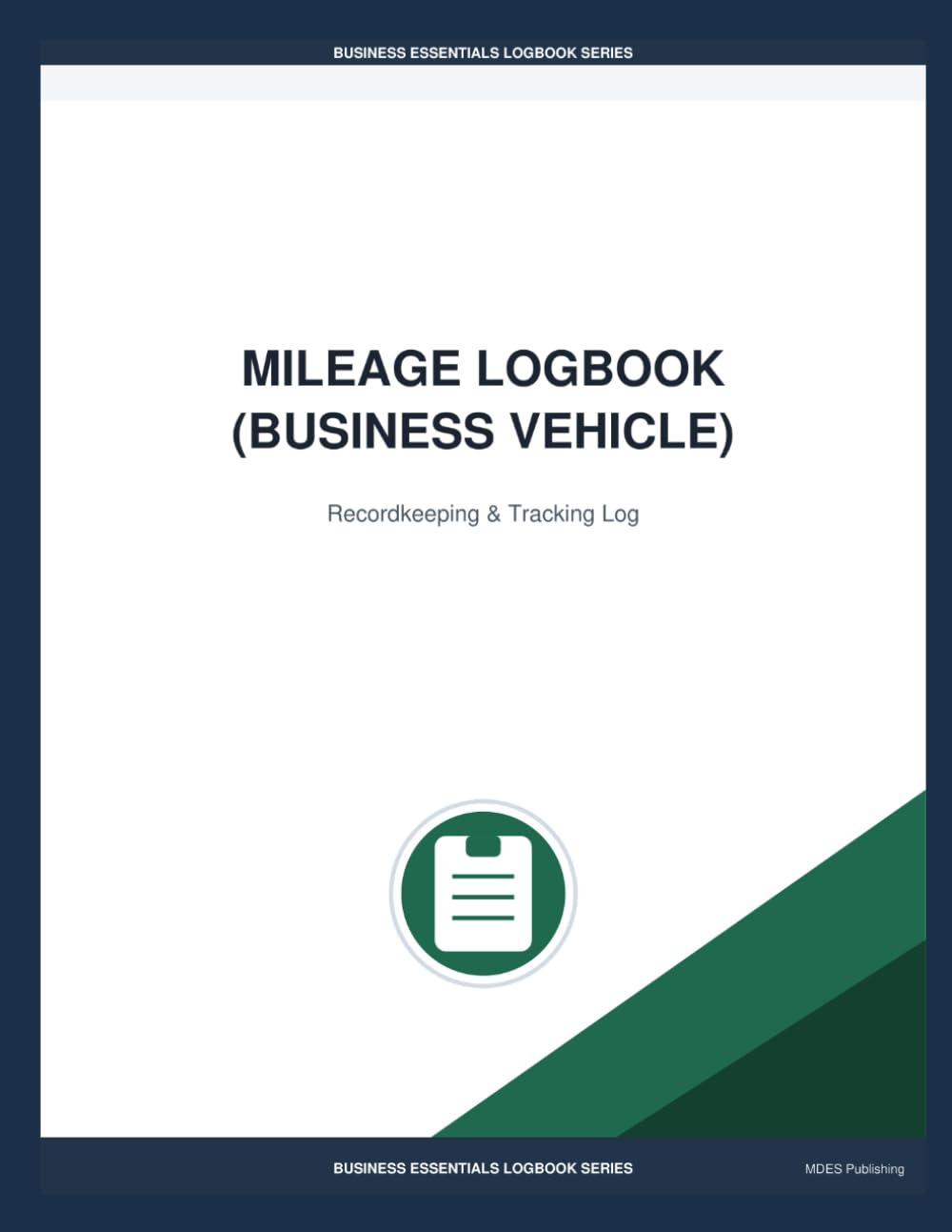 Mileage Logbook for Business Vehicles: Recordkeeping & Tracking Log baixar o livro de graça