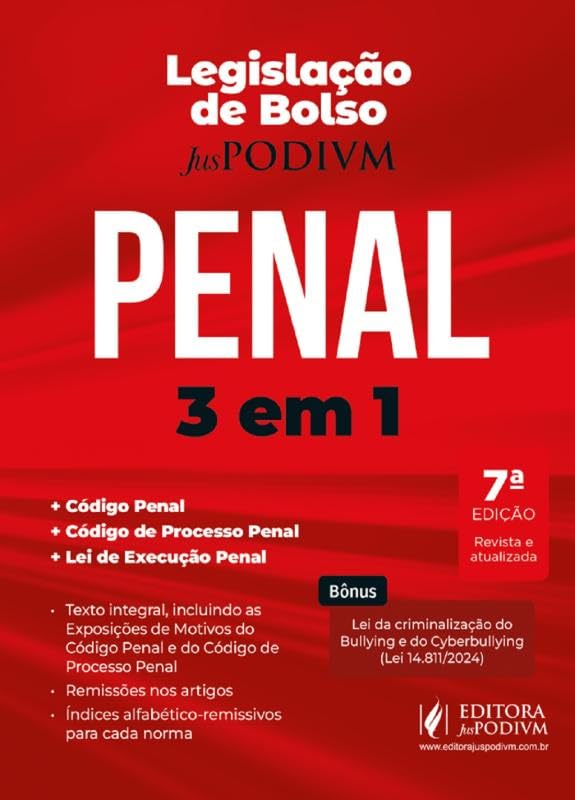 Legislação de Bolso Penal 3 em 1 - 7ª Edição (2025) baixar o livro de graça
