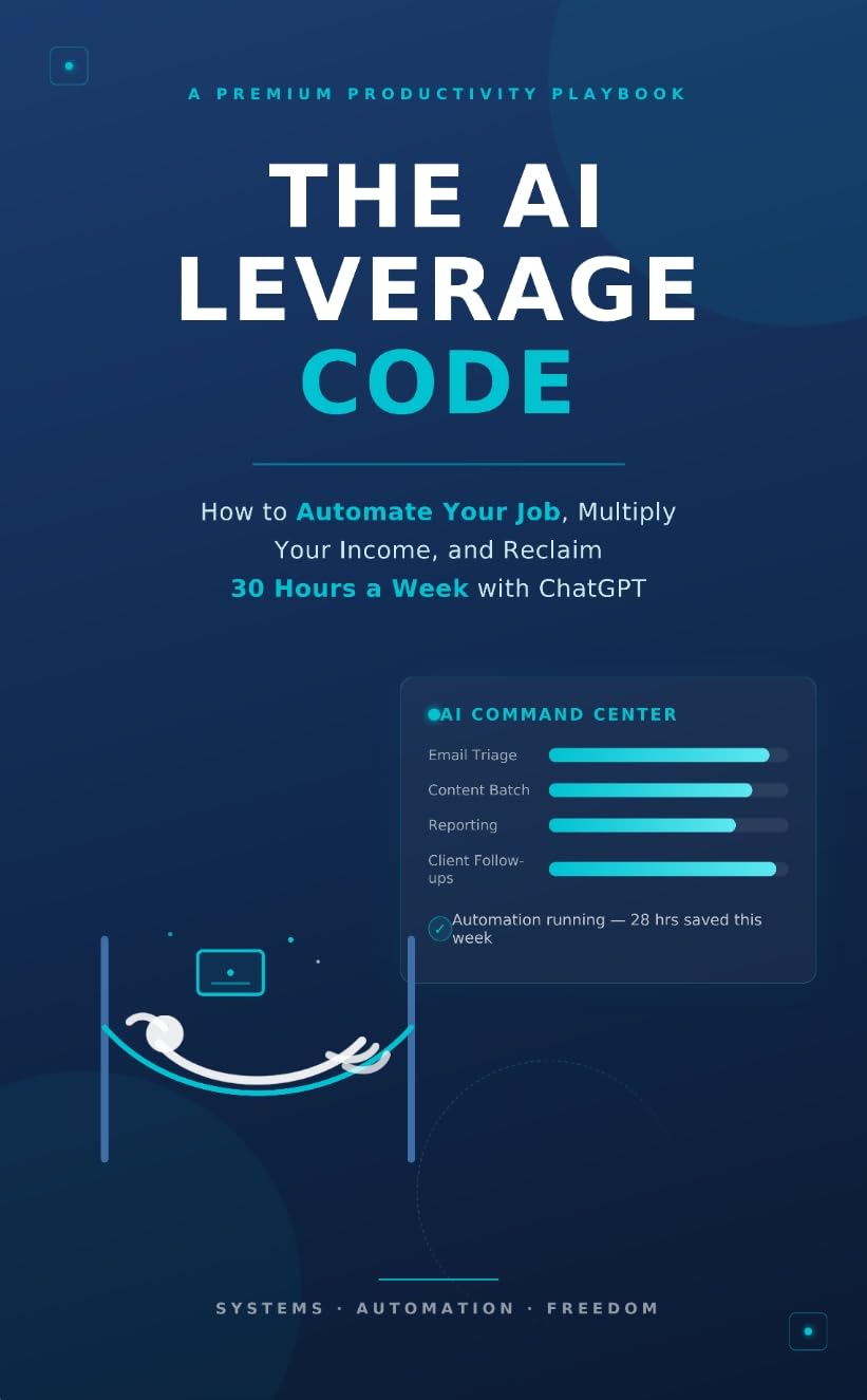 The AI Leverage Code: How to Automate Your Job, Multiply Your Income, and Reclaim 30 Hours a Week with ChatGPT (English Edition) baixar o livro de graça