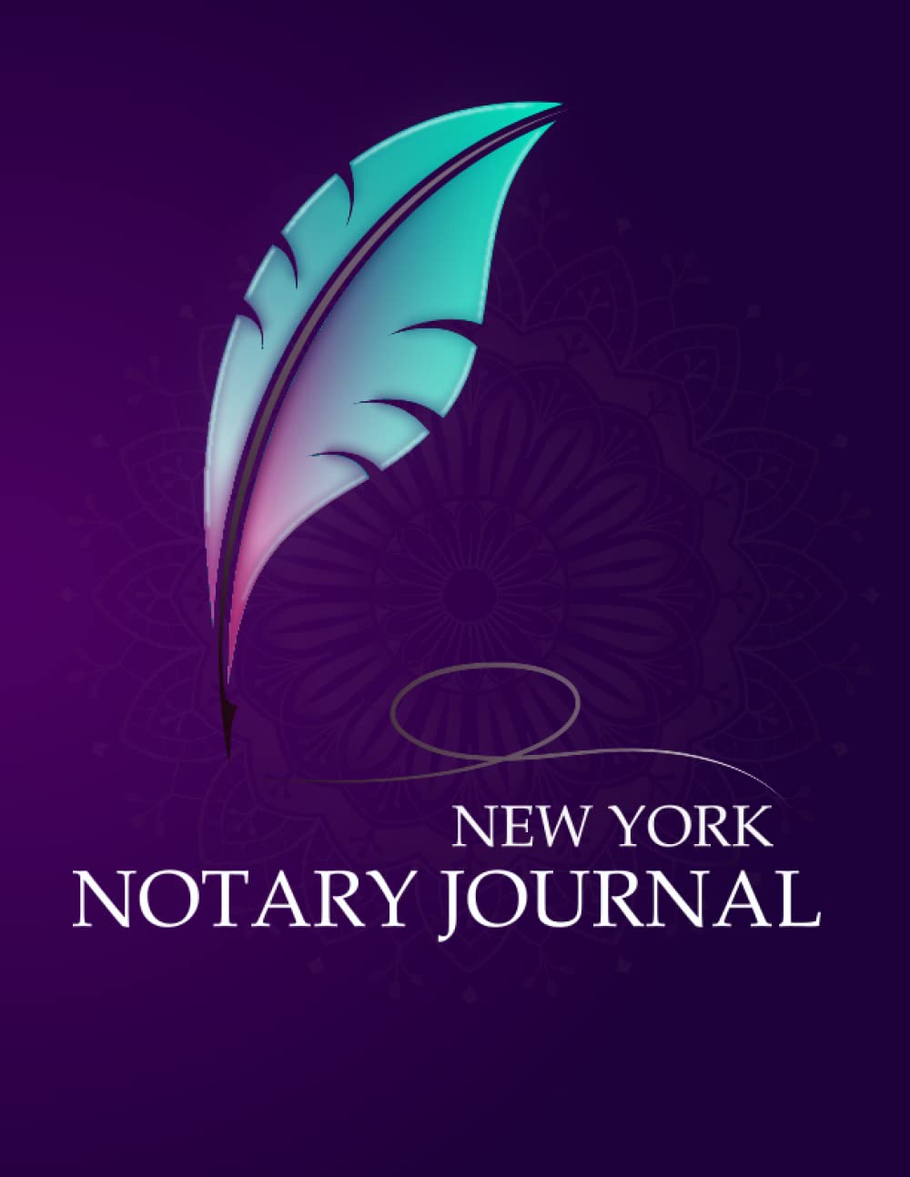 Notary Journal New York: Decorated Log Book for detailed recording of notarial acts | 8.5x11 Large | Notary Public Record Book with 200 entries baixar livro de graça