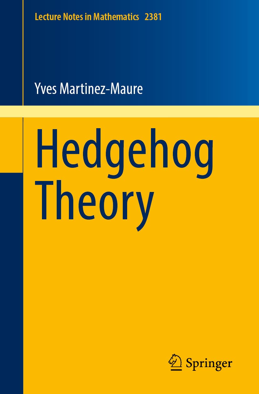 ler totalmente Hedgehog Theory (Lecture Notes in Mathematics Book 2381) (English Edition)