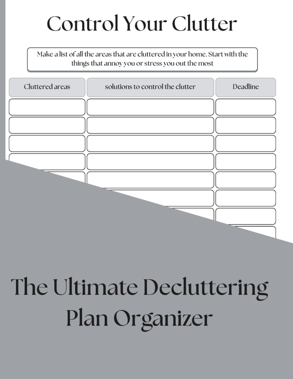 ler totalmente Declutter Planner Organiser: A Step-by-Step Guide to Simplify Your Space, Clear Your Mind, and Reclaim Your Home