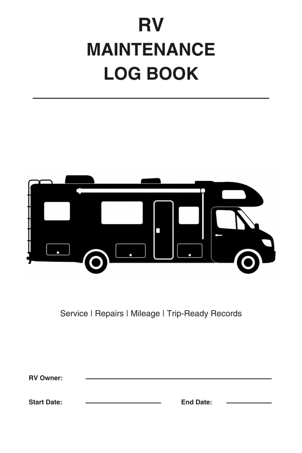 capítulo por capítulo baixar RV Maintenance Logbook: Track Repairs, Service Dates, Inspections, Parts, Expenses, Mileage and Preventive Maintenance for Motorhomes, Travel Trailers and Campers