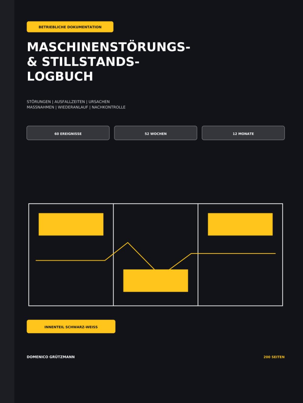 Maschinenstörungs- & Stillstandslogbuch: Störungen, Fehlercodes, Ausfallzeiten, Maßnahmen, Ersatzteile, Produktionsverluste und Nachkontrollen strukturiert dokumentieren (German Edition) baixar livro de graça