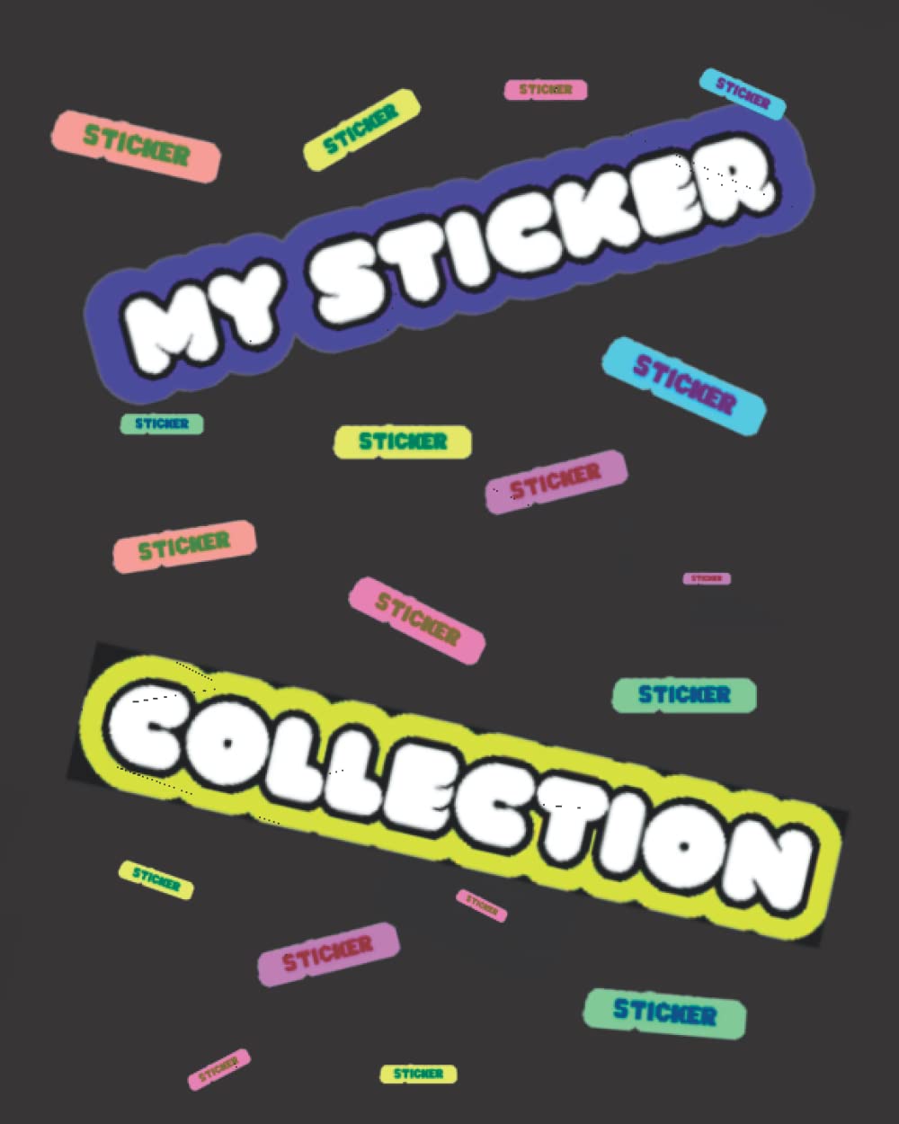 Sticker Keeper Book for Adults: Blank Sticker Collector | The Perfect Permanent Sticker Organizer Book - 8x10 inches, 120 pages, Paperback baixar livro de graça