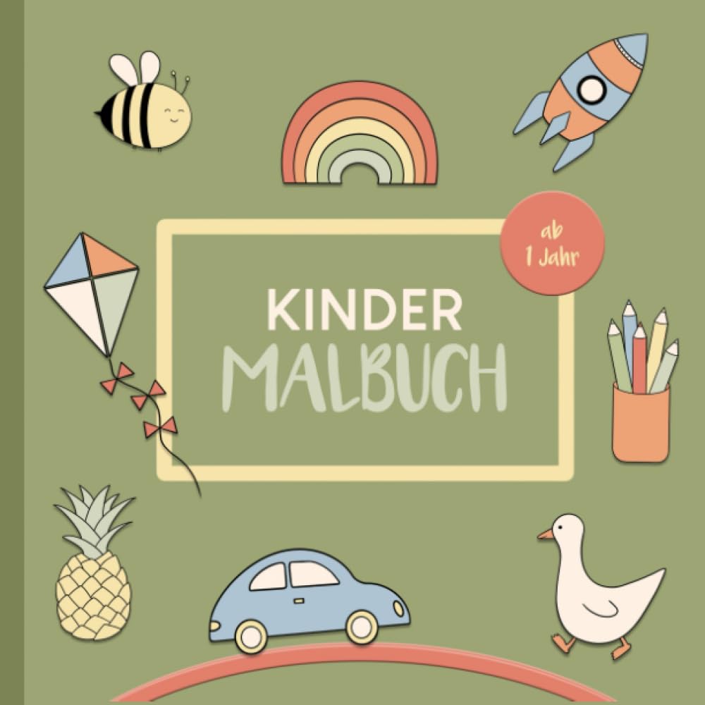 capítulo por capítulo baixar Mal- und Kritzelbuch für Kinder ab 1 Jahr: Erster Malspaß für kleine Künstler I Liebevoll gestaltete Motive mit großen Ausmalflächen I Zur Unterstützung der Kreativität und Motorik (German Edition)