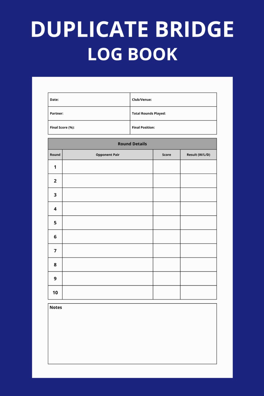 ler totalmente Duplicate Bridge Log Book: Bridge Score Logbook for Players – Track Games, Partners & Results