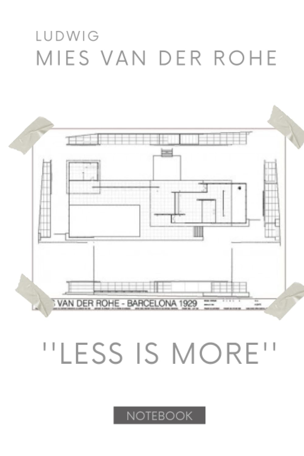 Le Pavillon de Barcelone - Ludwig Mies van der Rohe - carnet de croquis, esquisse, notes, dessin, souvenir, voyage - format A5 - 100 pages lignées:... et bâtiments célèbres.) (French Edition) baixar o livro de graça