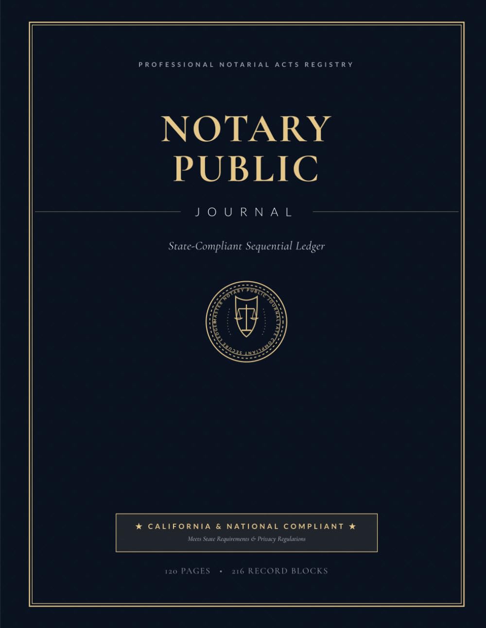 Notary Public Journal: State-Compliant Sequential Ledger baixar livro de graça