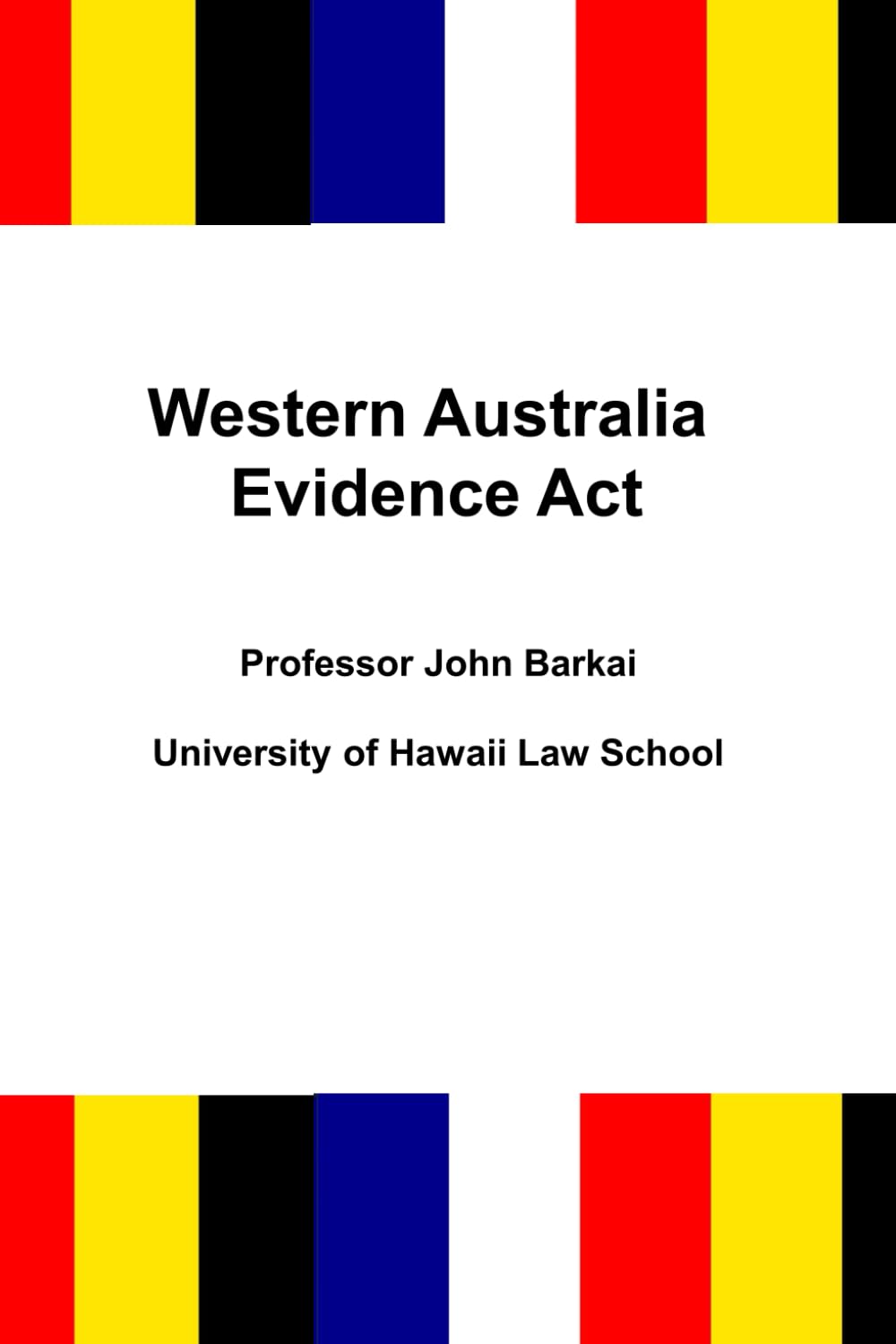 Western Australia Evidence Act baixar o livro de graça
