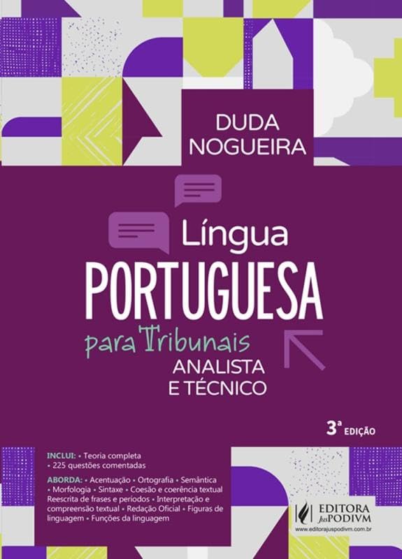 Língua Portuguesa para Tribunais - Analista e Técnico - 3ª Edição (2026) baixar o livro de graça