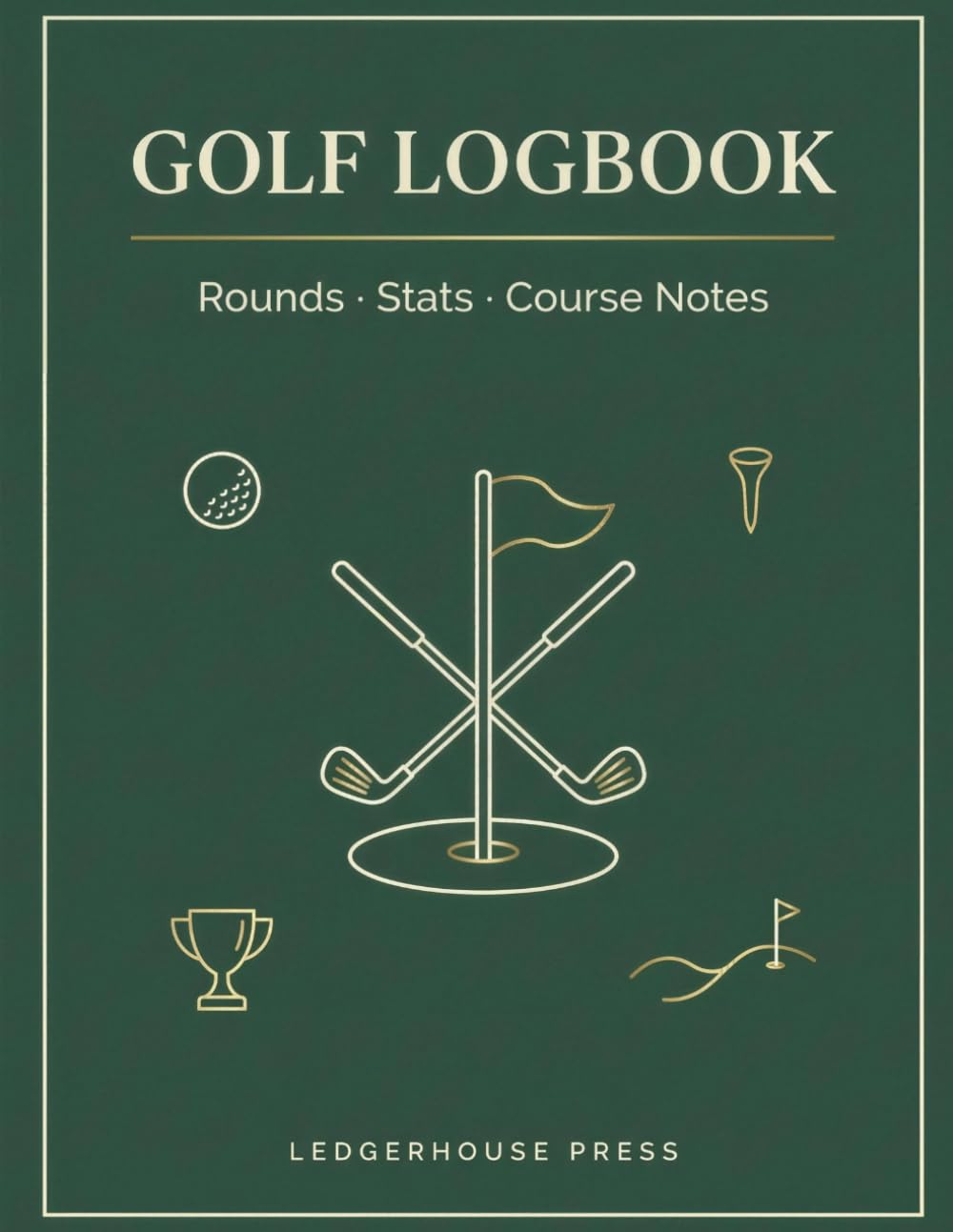 capítulo por capítulo baixar Golf Logbook: Golf Score and Stats Tracker with 90 Full Round Logs, Hole-by-Hole Scorecards, Fairways, GIR and Putts, Course Notes, and Practice Log — A Perfect Gift for Golfers