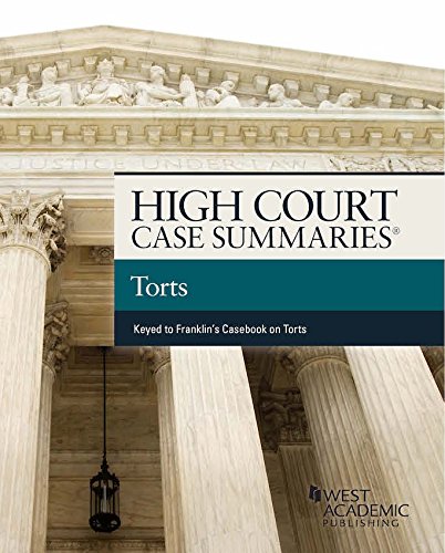 High Court Cases Summaries on Torts (Keyed to Franklin) (High Court Case Summaries) (English Edition) baixar livro de graça