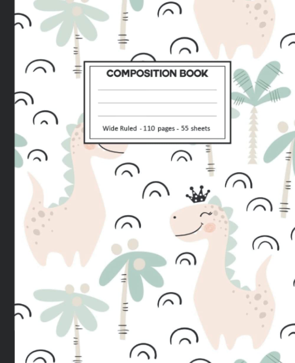 Composition Notebook: Dinosaur Wide Ruled Paper Notebook Journal size 7.25 x 9.25” for student baixar livro de graça