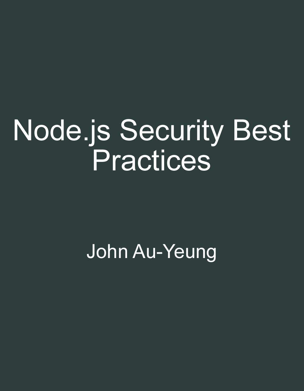Node.js Security Best Practices (English Edition) baixar livro de graça