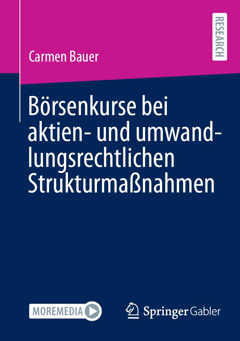 capítulo por capítulo baixar Börsenkurse bei aktien- und umwandlungsrechtlichen Strukturmaßnahmen (Business and Economics (German Language)) (German Edition)