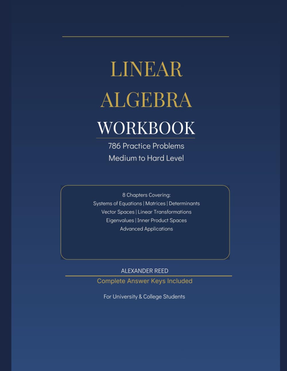 LINEAR ALGEBRA WORKBOOK (Italian Edition) baixar o livro de graça