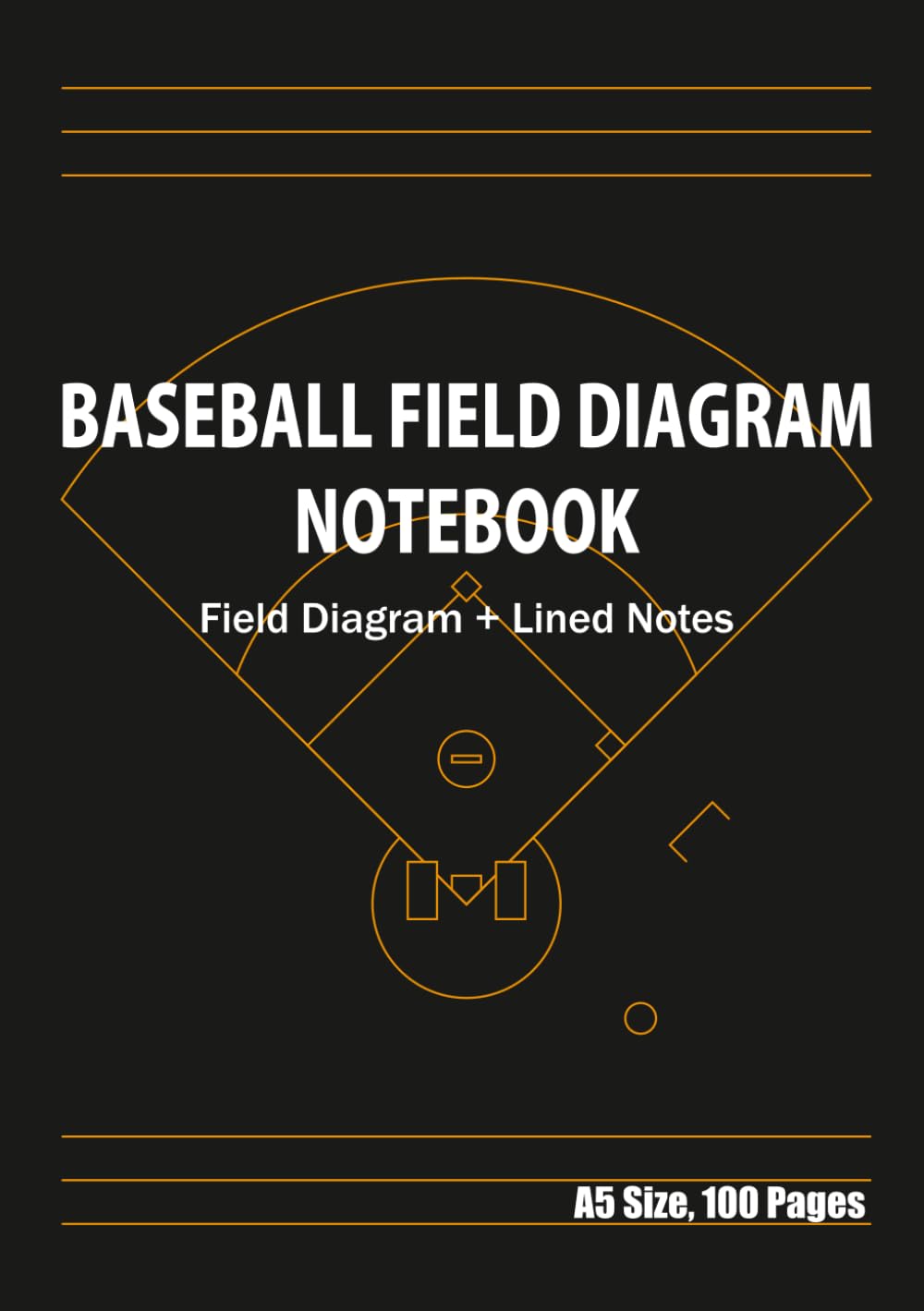 capítulo por capítulo baixar Baseball Field Diagram Notebook A5: Field Diagram & Lined Notes Layout | Strategy & Game Planning Journal for Coaches and Players | 100 Pages