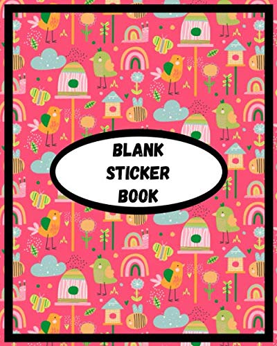 Blank Sticker Book: Blank Sticker Album For Collecting Stickers Gift For Kids Adults Collectors, Empty Sticker Book To Add Your Own Stickers, Collection Book - Cute Patterned Cover baixar o livro de graça