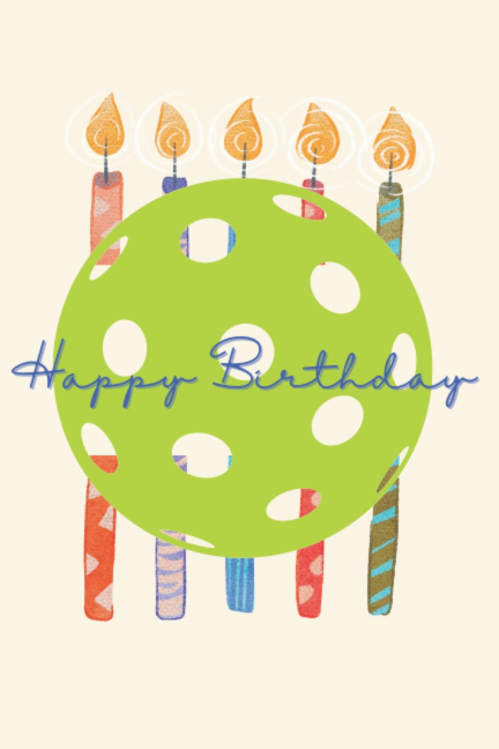Pickleball Birthday Writing Journal Greeting Card - For Family and Friends to Sign - Yellow: 110 Page Lined Notebook Greeting Card baixar o livro de graça