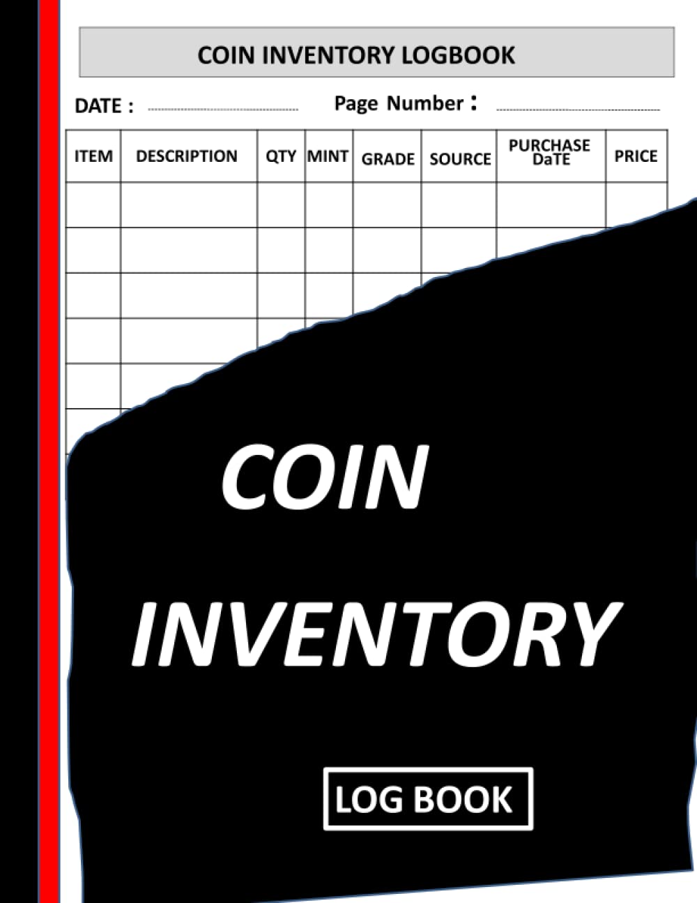 Coin Inventory log book: Collectors Coin Log book to Record and keep Track of your Coin Collection - 100 Pages(8.5" x 11" Inches) baixar livro de graça