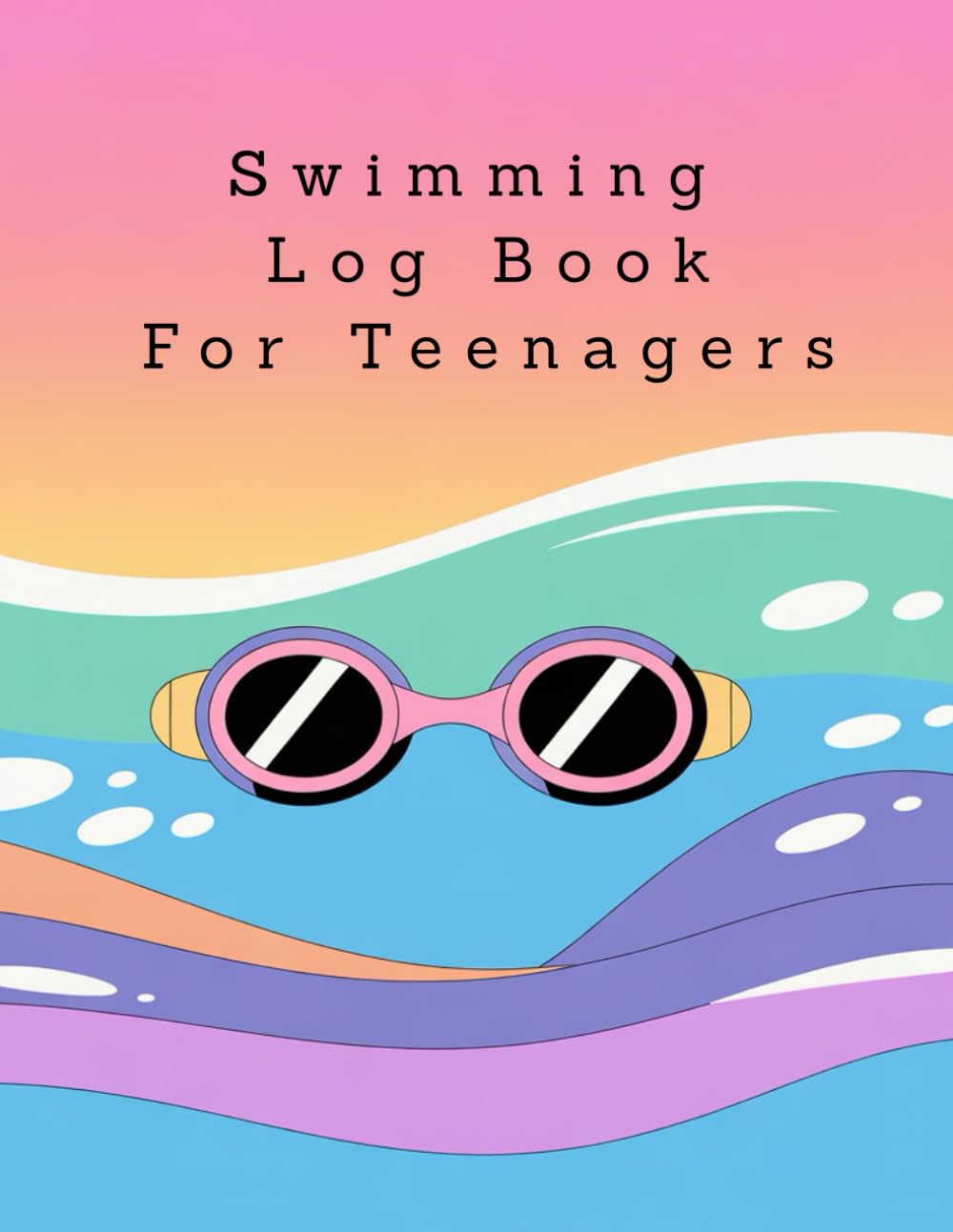 Swimming Log Book for Teenagers: Clean, Distraction-Free Swim Tracking with 150 Black-and-White Pages