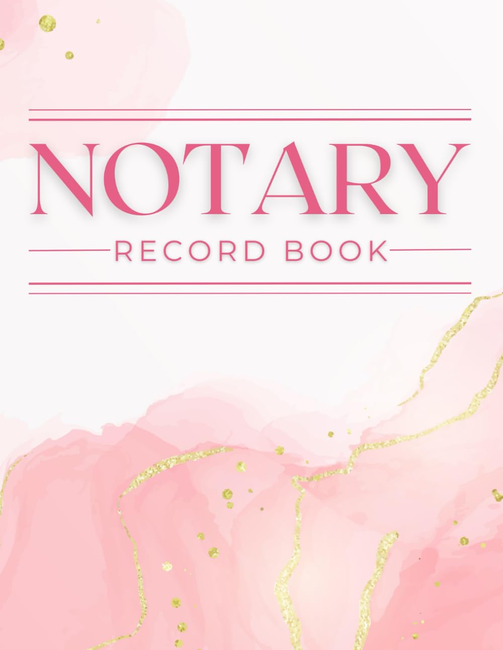 ler totalmente Notary Record book: Official Notary Journal for Professionals, Record 300 Entries, Notary Public Logbook for Notarial Acts, Pink Marble Cover