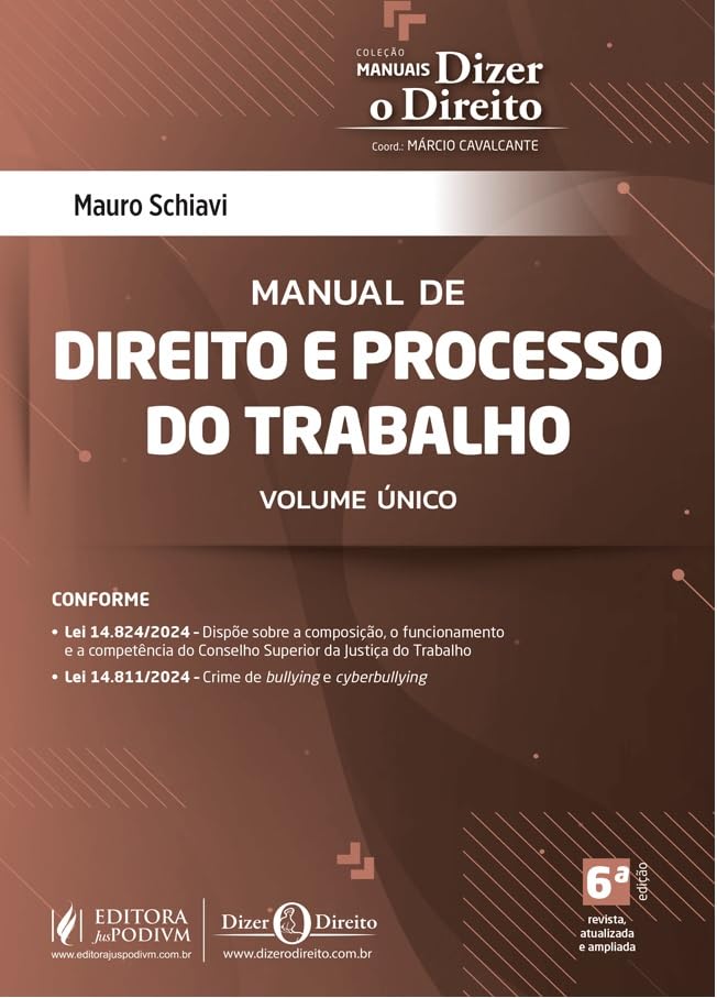 Manual de Direito e Processo do Trabalho - Volume Único - 6ª Edição (2025) baixar o livro de graça