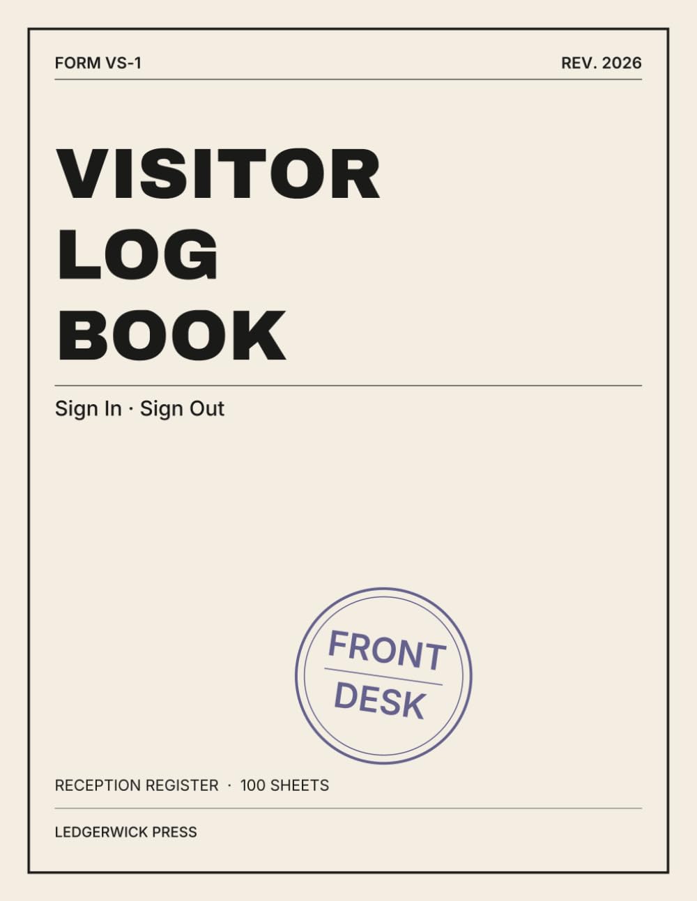 Visitor Log Book baixar livro de graça