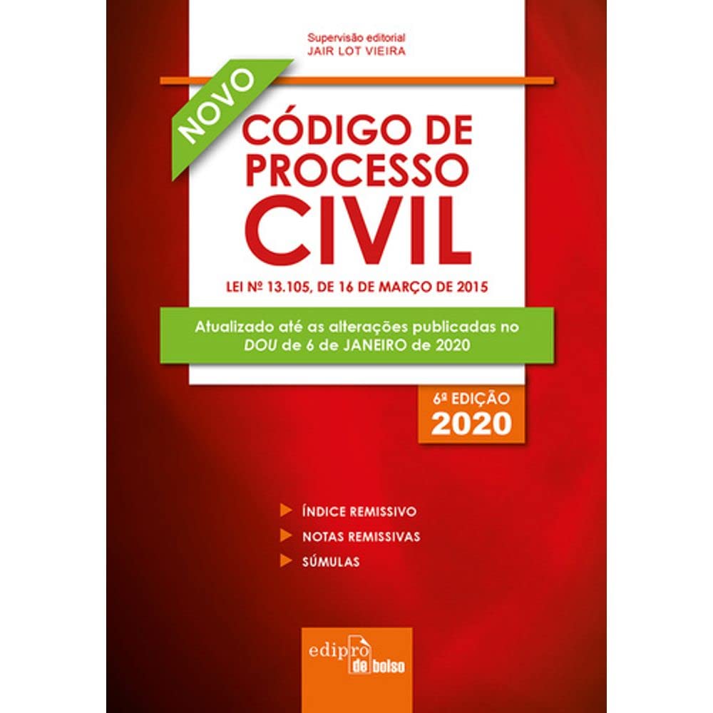 ler totalmente Código de Processo Civil 2020 - Mini